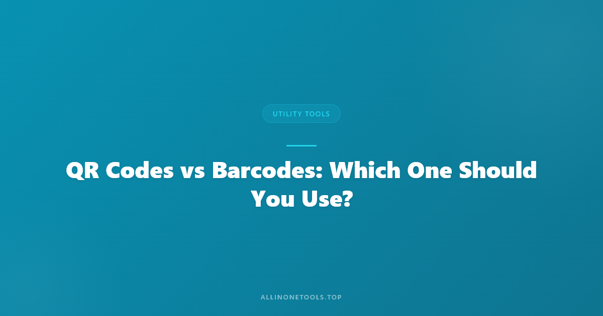 QR Codes vs Barcodes: Which One Should You Use?