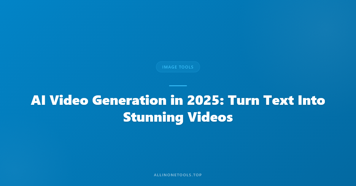 Text to Video — Turn Your Words Into Professional Videos